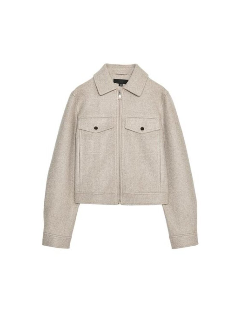 Zara soft zip-up jacket